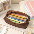 thumbnail image 3 of Konghyp Cute Pencil Pouch Makeup Brush Bag, Travel Organizer, Multifunctional Cosmetic Case, Ideal for Makeup Tools, Jewelry, Toiletries Storage, 3 of 7