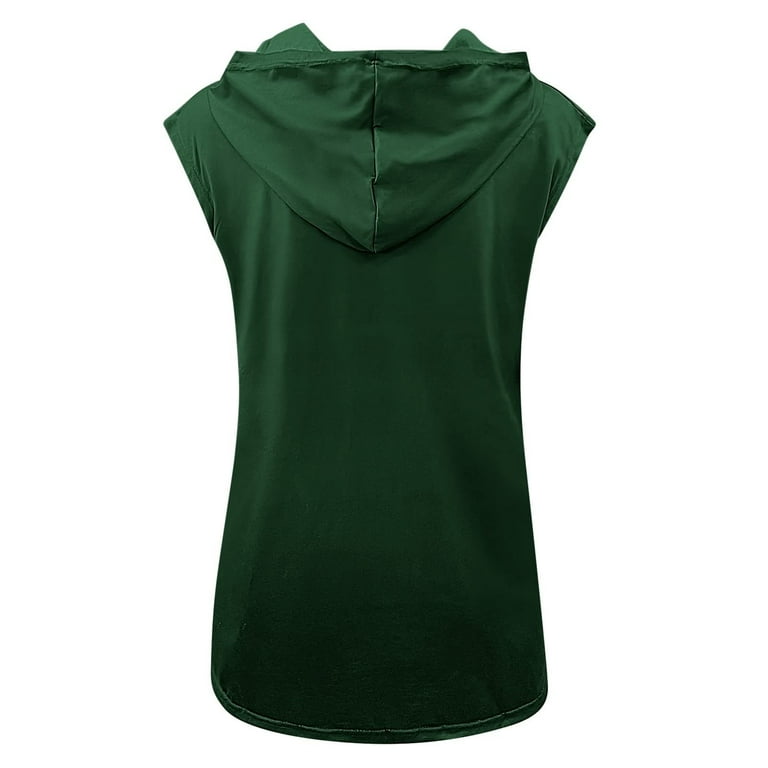 Olyvenn Savings Hooded Tank Tops for Women Fashion Ladies