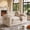 Beige, variant on Guqiart 2 in 1 Convertible Sofa Bed, Pull Out Loveseat Sleeper Sofa with Pillows for Home Living Room Bedroom