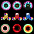 thumbnail image 2 of Hand Finger Rotation Toy with 18 Variable LED Light 3 Leaf Kids Fingertip Gyroscope Toy White, 2 of 4