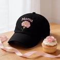 thumbnail image 6 of Roiihwy Basketball Mom Hat for Women Grandma, Black, 21.7"-23.6", Adjustable Cotton Mama Mother's Day Gifts Baseball Cap, 6 of 6