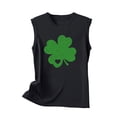thumbnail image 4 of PNTUTB St. Patrick's Day Women's Fashion Print Casual Sleeveless Crew Neck Pullover Comfortable Tank Tops, 4 of 6