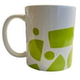 thumbnail image 3 of JenDore Green White Geometric 12 oz. Coffee Tea Mug, 3 of 3
