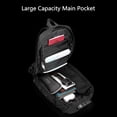 thumbnail image 4 of ozuko New Style Man Chest Pack USB Impermeable Tela Oxford, 4 of 8