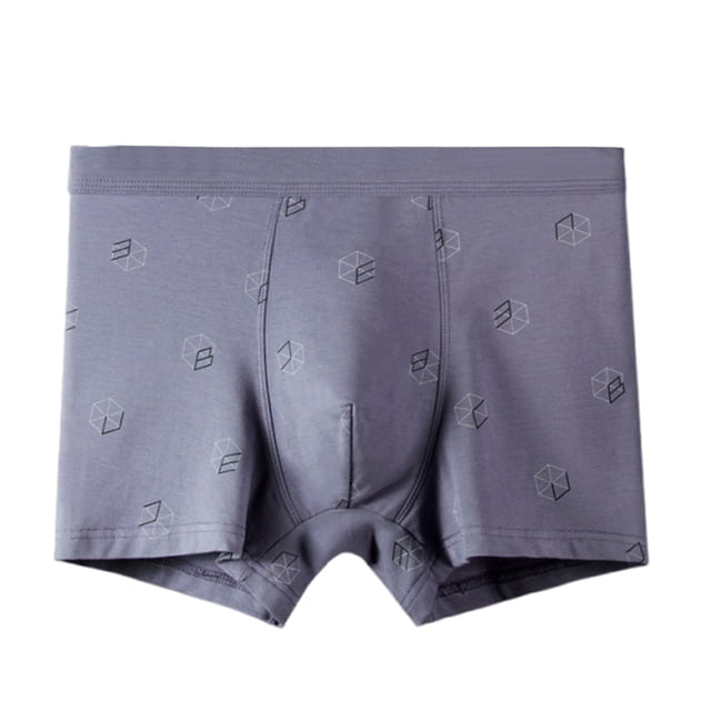 Mens Underwear Boxer Mens Digital Printing Breathable Close Fitting Comfortable Boxers