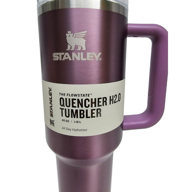 Stanley 40oz Adventure Quencher Reusable Insulated Stainless  Steel Tumbler (Black Glow): Tumblers & Water Glasses