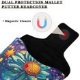 thumbnail image 3 of Haosy Cartoon Flower and Star Golf Mallet Putter Cover Strong Magnetic Leather Golf Club Headcover Closure, 3 of 7