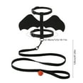 thumbnail image 3 of FeiFu Halloween Pet Costumes Bats Wing Decor Cute Spooky Design for Dogs Cats Holiday Dress Up Durable Cats for Halloween Party Decoration Dress up Accessories​, 3 of 6