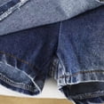 thumbnail image 2 of kaprioy Toddler Girl Clothes Toddler Baby Girl Summer Outfit 9 12 18 24 Months 2T 3T 4T Ruffle Tops With Jean Skorts Cute 2 Pcs Clothes Set, 2 of 7