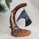 thumbnail image 1 of Halloween Lantern Lights, Halloween Resin Pumpkin Skull Figurine Statue, Ornaments for Fireplace Desk Windowsill, 1 of 5