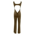 thumbnail image 5 of Women's Scrunch Jumpsuit - Sleeveless Seamless Gym Romper - 87% Nylon, S-XL - Sexy Backless Design for Workout/Party, 5 of 5