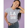 thumbnail image 2 of La 98 California T-Shirt Women -Image by Shutterstock, Female Medium, 2 of 4