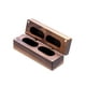 thumbnail image 1 of Caja De Madera Nogal Para Dos Anillos De Boda O Compromiso, 1 of 4