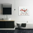 thumbnail image 2 of Stupell Industries Large Red Starfish Ocean Inspired Claw Bath Tub, 30 x 40, Designed by Ziwei Li, 2 of 6