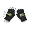 thumbnail image 4 of 1 Pair Warm Kids Gloves Cartoon Style Exquisite Clothing Accessory Child Finger Cover with Vehicle Patterns for Winter Wearing Type 6, 4 of 8