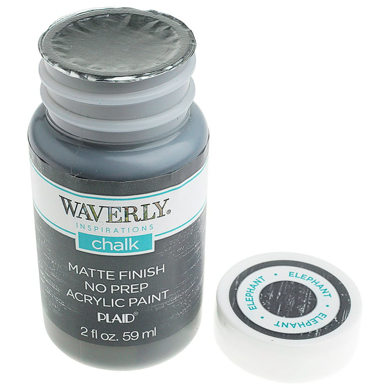 Waverly Inspirations 60699E Chalk Acrylic Paint, Matte, White, 8 fl. oz.