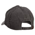 thumbnail image 4 of The Grandfather Embroidered Big Washed Cap - Black XL-3XL, 4 of 5