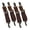 dark brown, variant on Elastic Shoe Strap For Slide Sandals AntiSlip Mules Shoes Adjustable Length For Men Women Comfortable Footwear