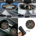 thumbnail image 5 of Yuyamidu Deer Car Seat Covers Set of 14 Camo Hunting Steering Wheel Cover Seatbelt Cushion Pad Trash Bin Armrest Cover Cushion Rearview Mirror Cover Gear Shift Knob Cover Set Cup Mat, Universal Fit, 5 of 7