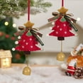 thumbnail image 2 of EWASWON Red Jingle Bell Christmas Ornament - Small Hanging Bell Decor for Christmas Tree, Home & Car, Festive Holiday Sound Decoration, 2 of 6