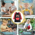 thumbnail image 5 of ZXLBBD Kids Art Smock with Long Sleeves Painting Apron for Child Boys Girls Craft Protective Coverall with Pocket Casual Loose Fit, 5 of 5