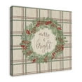 thumbnail image 2 of Creative Products Merry and Bright Plaid 30 x 30 Canvas Wall Art, 2 of 5