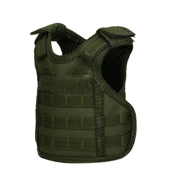 XKHAZA Mini Beer Vest Military Bottle Beverage Cooler Holder for Cool Bottle Decoration with Adjustable Shoulder Straps