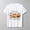 White, variant on Women's Thanksgiving Leopard Print Turkey Graphic Short‑Sleeve T‑Shirt, Cute Fall Holiday Crew‑Neck Casual Lightweight Autumn Tee, Gift For Thanksgiving Party