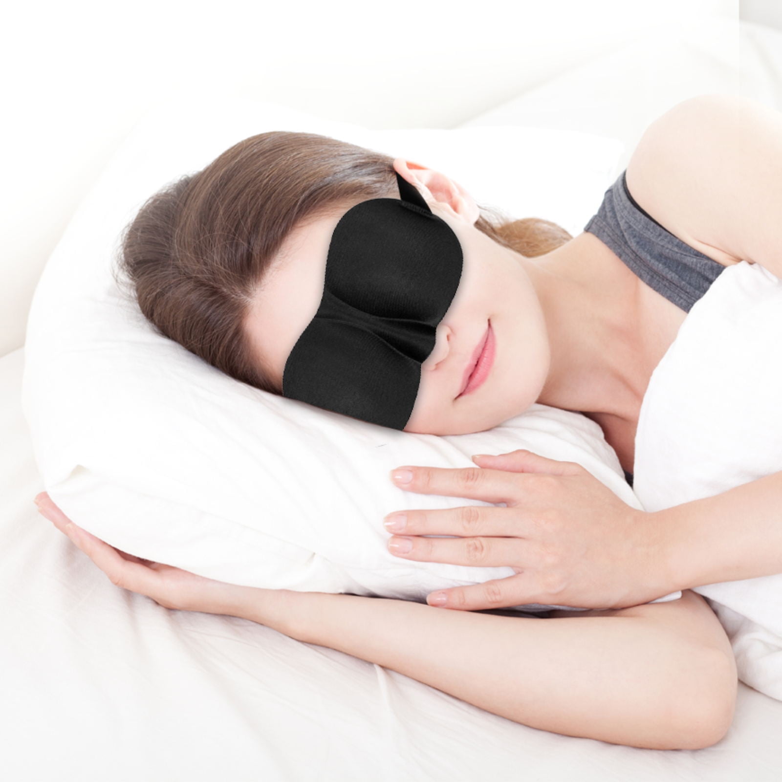 3Pcs Satin Eye Mask Blindfold Blindfolds for Party Games Sleeping