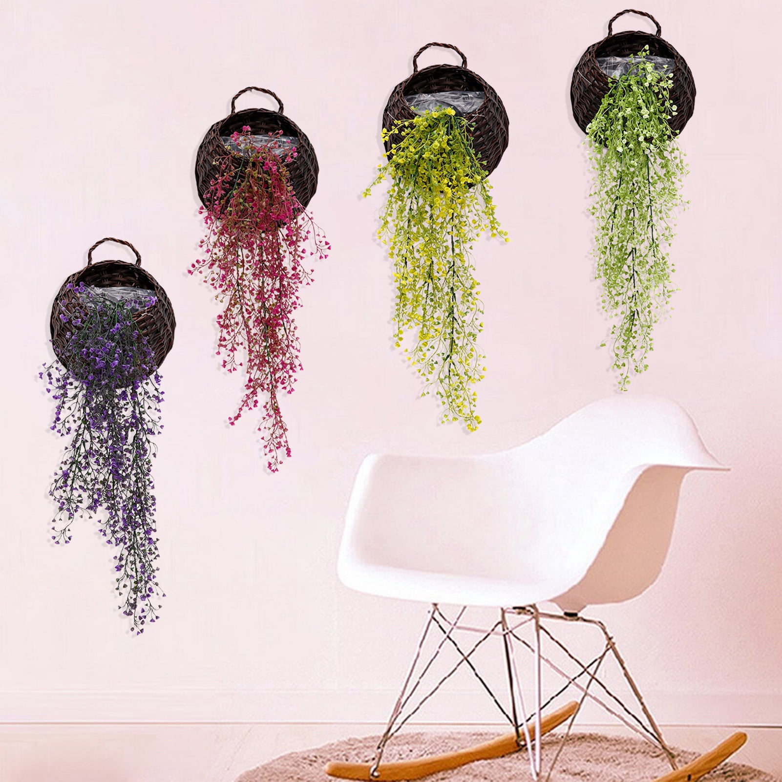 Dream Lifestyle Artificial Hanging Vine, Faux Silk Flower Hanging
