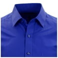 thumbnail image 3 of Manchester Camisa de Vestir Regular Fit  Azul Francia, 14.5" Cuello 33" Manga Manchester 5018A, 3 of 4
