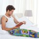 thumbnail image 5 of Fotbe Construction Machinery Pantalones de Pijama para Hombre, Pantalones de Dormir, Pantalones de Casa con Cintura Ajustable y Bolsillos-Large, 5 of 6