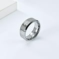 thumbnail image 5 of GY Cross Bible Ring 8mm Tungsten Carbide Ring for Men Wedding Band Man Ring, 5 of 7