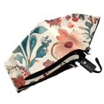 thumbnail image 6 of FORMRS Travel Umbrella Folding Auto Open Close Windproof Rain UV Protection, Watercolor Leaves, 6 of 8