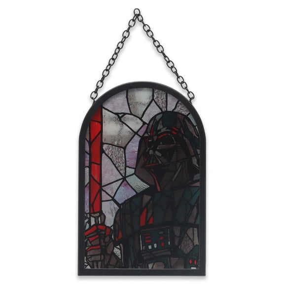 star wars hanging print on glass wall art