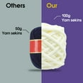 thumbnail image 2 of Knitting Yarn Women Cardigan DIY Crochet Yarn Hand-knitting Strand Thread Single Strand Thread for Scarf, 01, 2 of 6