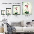 thumbnail image 4 of A Single Rose In A Glass Vase Watercolour Painting Green Pink Valentines Day Flower Romance Nature Colourful Bright Floral Modern Artwork Large Wall Art Poster Print Thick Paper 18X24 Inch, 4 of 5