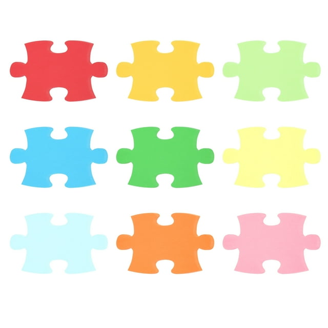 Uxcell 5x6" Recortes de papel, 54 piezas de recortes de colores variados para arte de tablón, multicolor