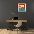 thumbnail image 3 of Retrolabel 26x26 White Modern Wood Framed Museum Art Print Titled - Salmon, 3 of 4