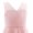 Pink, variant on MSemis Big Girl Mesh Cutout Back Flower Girl Long Dress