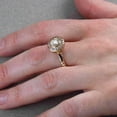 thumbnail image 5 of LINXIQIN 2pcs His and Hers Wedding Ring Sets Couples Engagement Rings Women and Men 925 Sterling Silver 14k Gold Plated AAA Cubic Zirconia, 5 of 8