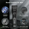 thumbnail image 5 of Prozing Beard Trimmer for Men, 20 Length Adjustable Mustache Hair Mancsape Trimmer, IPX7 Waterproof Cordless Clipper, 5 of 8