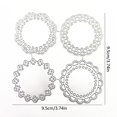 thumbnail image 4 of CPEI Troqueles metálicos de encaje con borde floral, 4 piezas para scrapbooking, 4 of 5