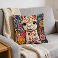 thumbnail image 5 of Cute Animals Print Throw Pillow Cover Soft Cushion Cases Holiday Farmhouse Home Decor for Sofa Bed Couch Porch, 18x18in, 5 of 6
