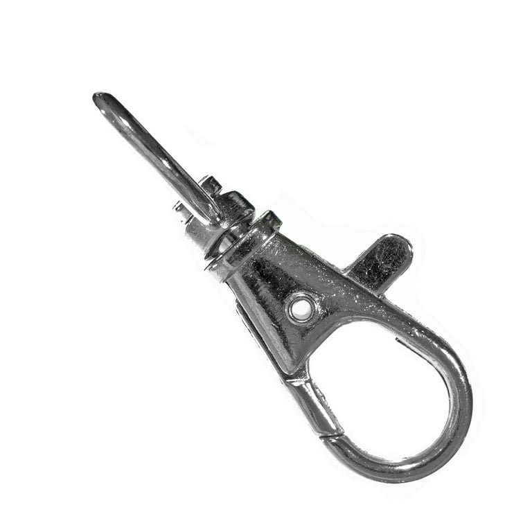 Swivel Clasp Swivel Snap Hooks Trigger Clips 1 Inch D Rings Metal Lobster  Claw Clasps for Making Snap Tabs, Keychain Hardware, Purse Hardware, 40 Pcs