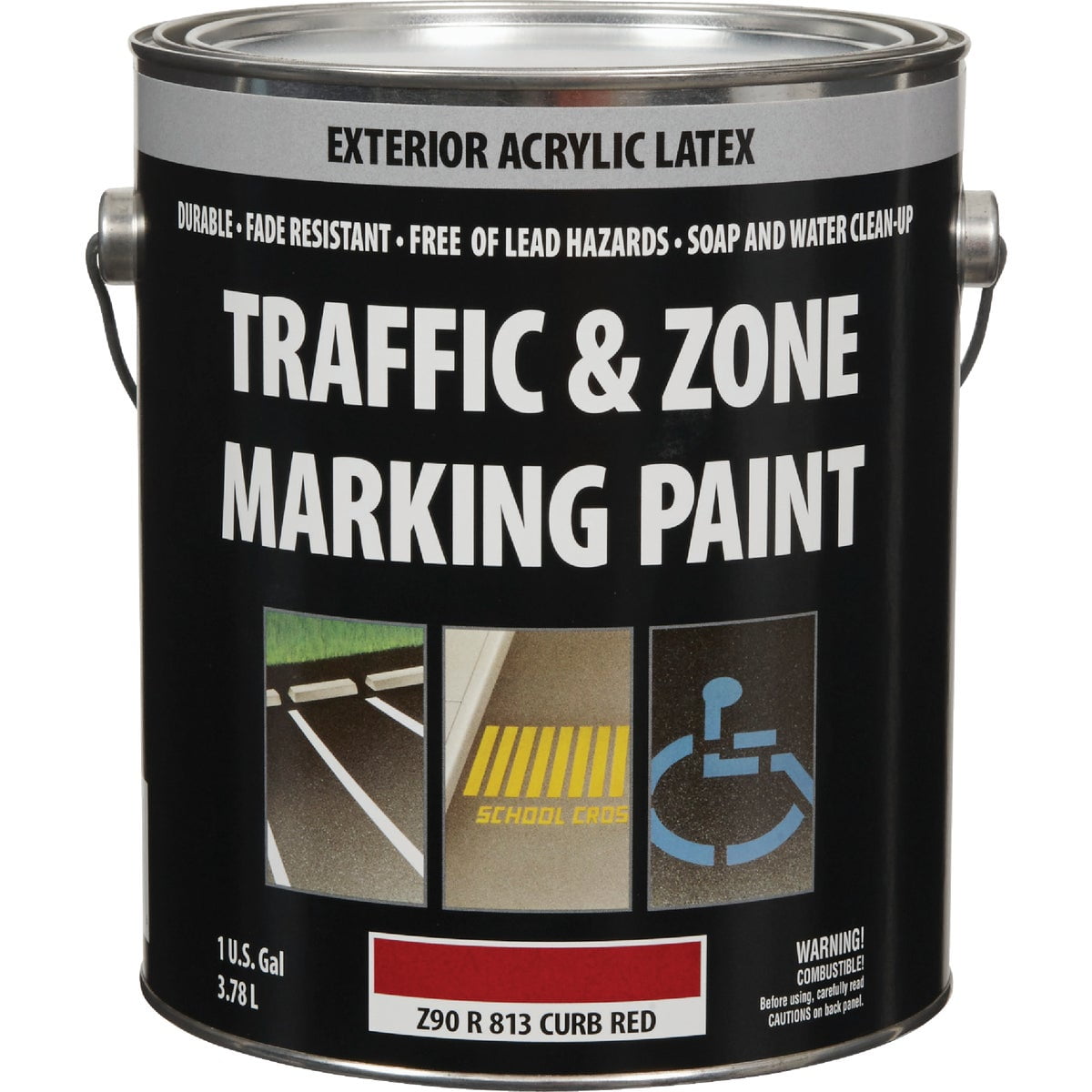 Traffic & Zone Handicap Blue Latex Gallon Traffic Paint