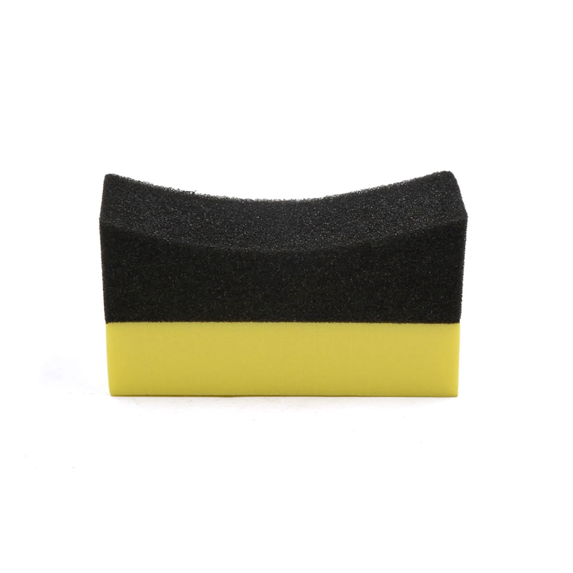 2 Pcs U Shape Tire Waxing Polishing Sponge Pads Tyre Clean Brush for Auto Car