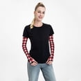 thumbnail image 5 of Sun Protection Arm Sleeves for Men Women, red black buffalo plaid Sleeves to Cover Arms with Thumb Hole Cooling Sleeve, 5 of 6