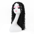 thumbnail image 2 of Deep Wave Lace Front Wig, 28 inch Breathable Deep Wave Wig Heat Resistant  for Party, 2 of 7