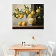 thumbnail image 2 of PALNKART Fruit Wall Art French Fruit Vintage Painting Vintage Lemon Pictures Antique Fruit Farmhouse Still Life Artwork Kitchen Still Life Prints Lemon Tree Artwork For Wall  20x16in, 2 of 6
